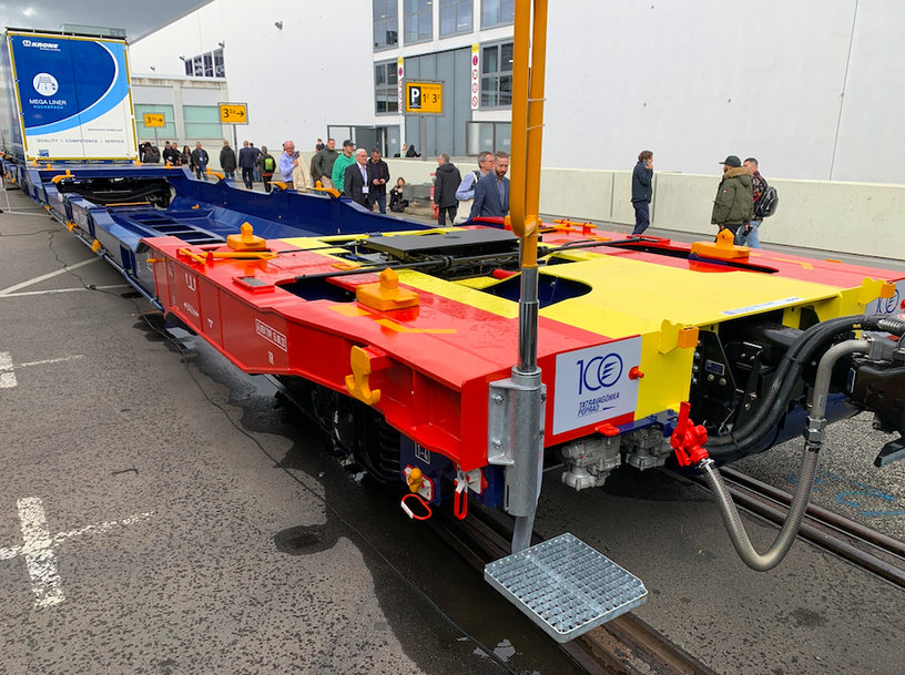 VTG PRESENTA SU PROTOTIPO DE VAGÓN POCKET PARA SERVICIOS DE AUTOPISTA FERROVIARIA PARA LA PENÍNSULA IBÉRICA
